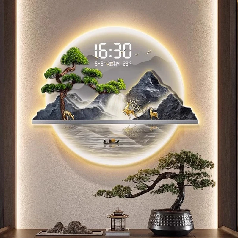 Luxury Lifestyle Homes - Jam Dinding Desain Gaya Cina Estetika