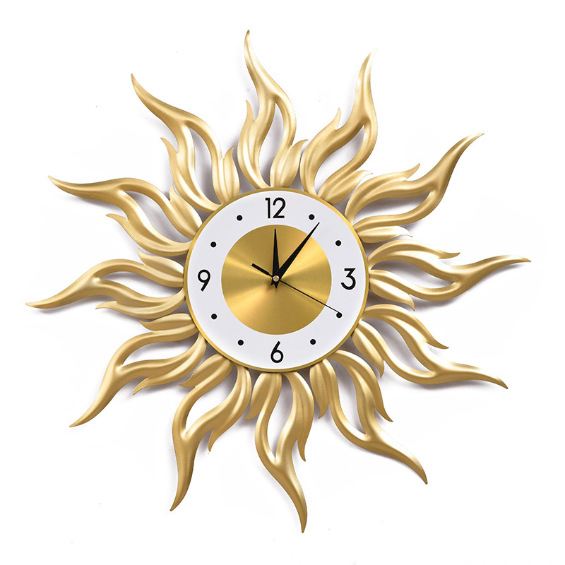 Luxury Lifestyle Homes - Jam Dinding Nordic Gold Ruang Tamu