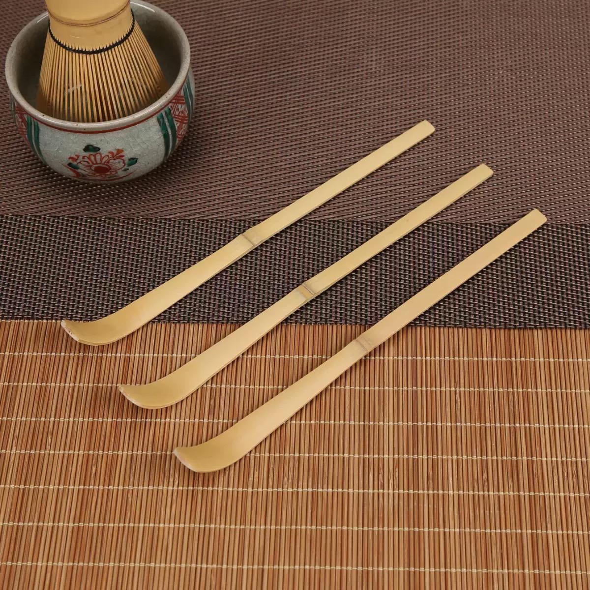 Sendok Teh Kayu, Sendok Matcha - Bamboo Cutlery Set ulasan dan harga