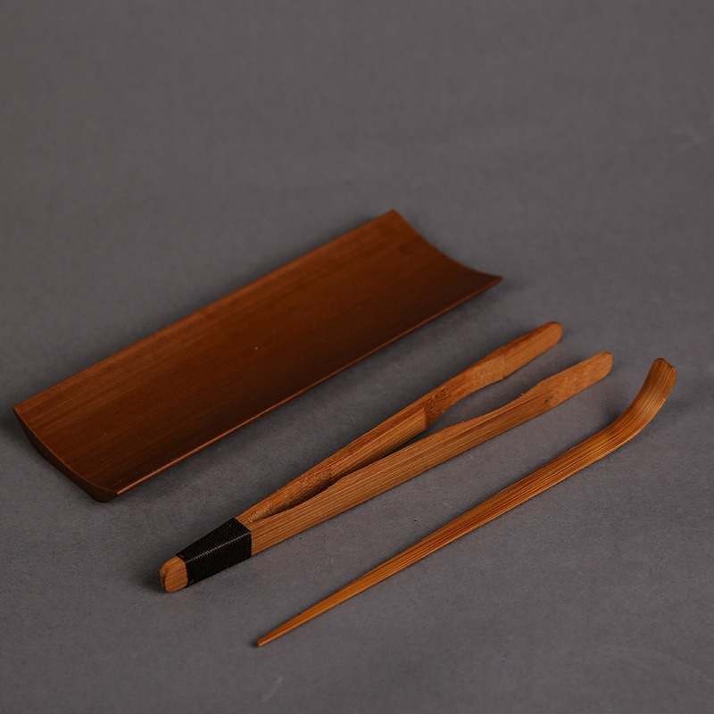 3/4/5 buah Set peralatan minum - Bamboo Cutlery Set ulasan dan harga