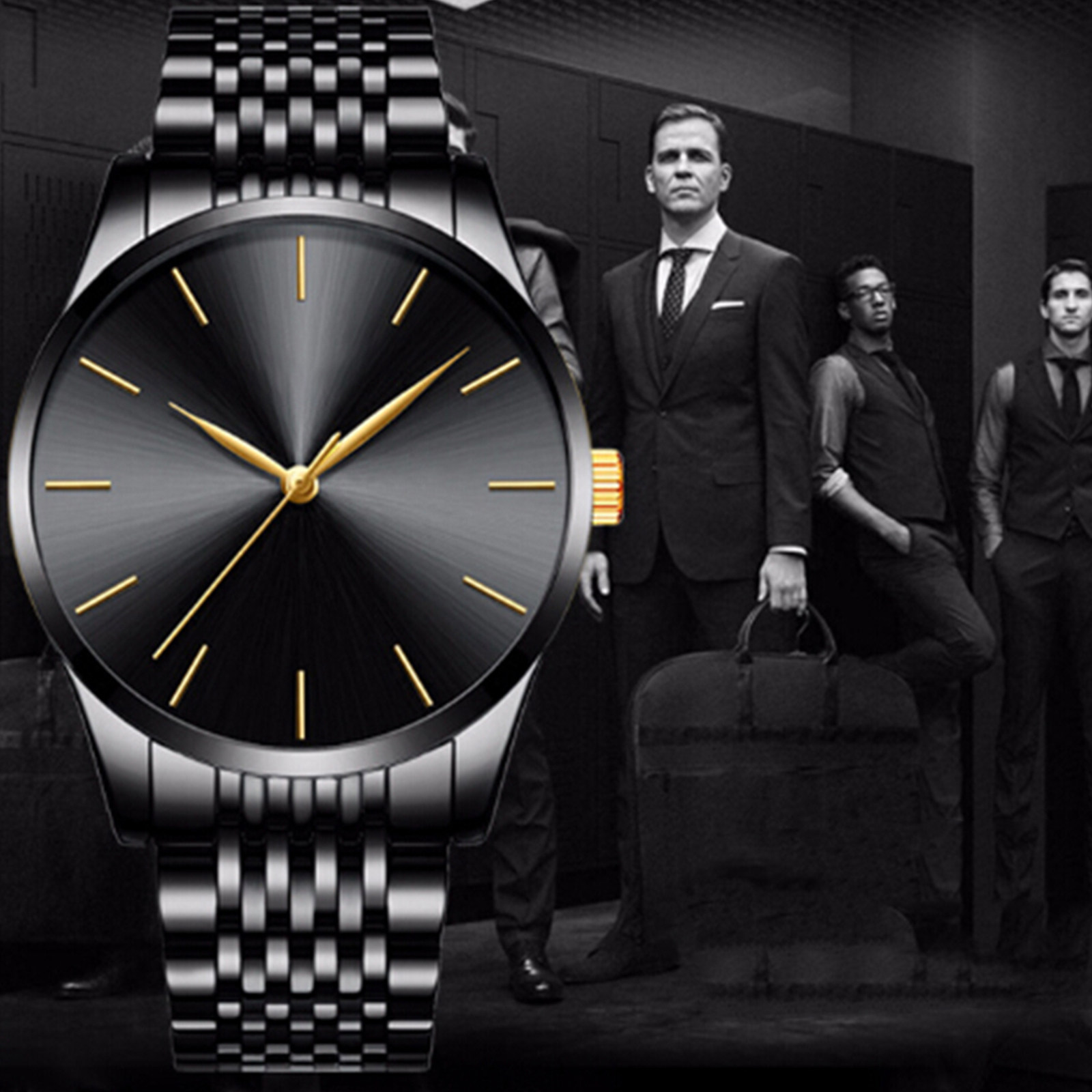 Jam Tangan Pria Stainless Stee - Luxury Men Lifestyle ulasan dan harga