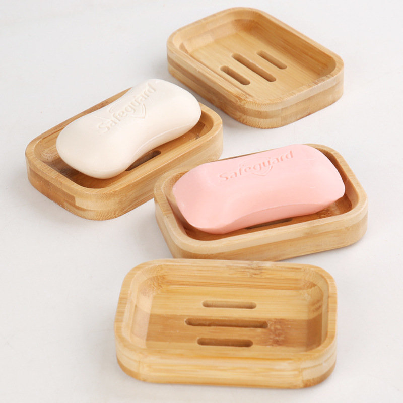 1 Buah Tempat Sabun Kayu Bambu - Bamboo Cutlery Set ulasan dan harga