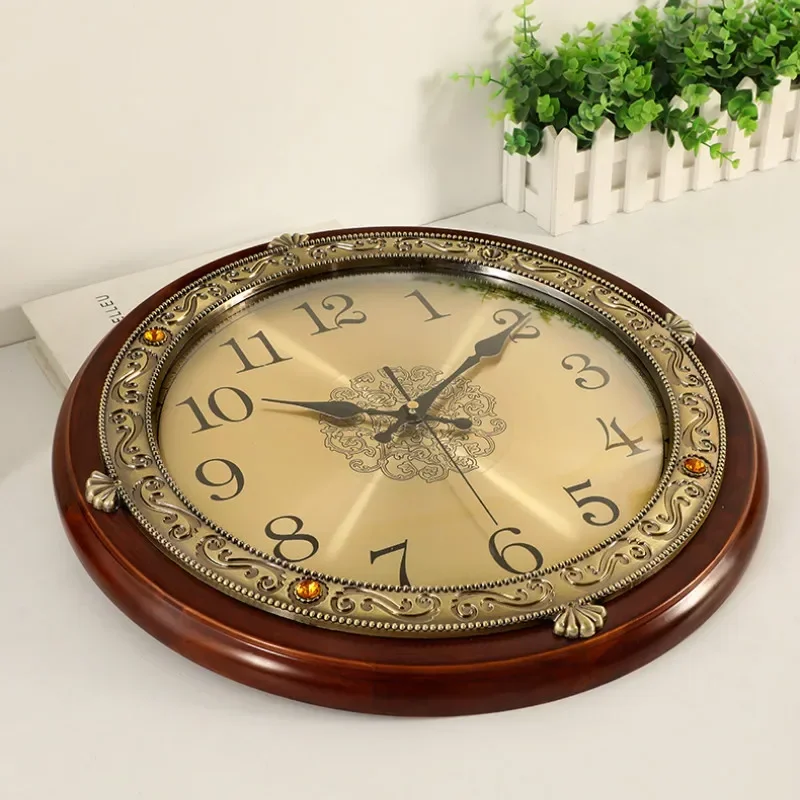 Jam Dinding Kayu Mewah Logam R - Luxury Lifestyle Gifts ulasan dan harga