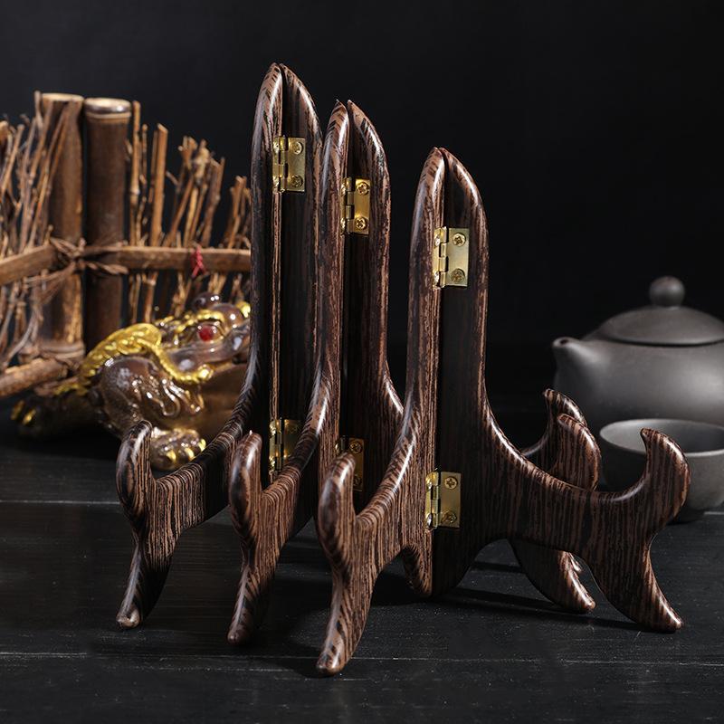 1Pc Rak Pajangan Piring Kayu V - Bamboo Cutlery Set ulasan dan harga